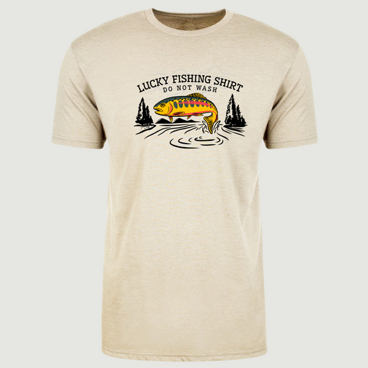 Lucky Fishing Shirt Do Not Wash Golden Trout Graphic T-Shirt