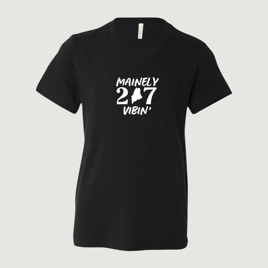 Mainely Vibin' 207 Youth T-Shirt