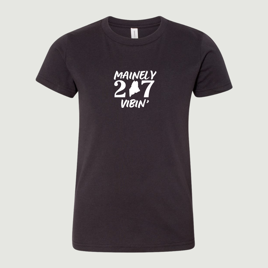 Mainely Vibin' 207 Youth T-Shirt