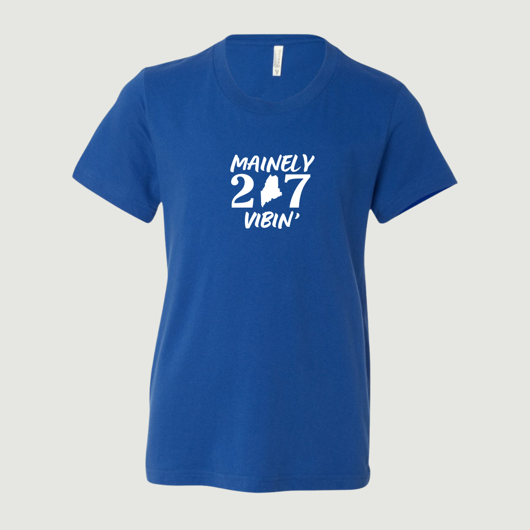 Mainely Vibin' 207 Youth T-Shirt