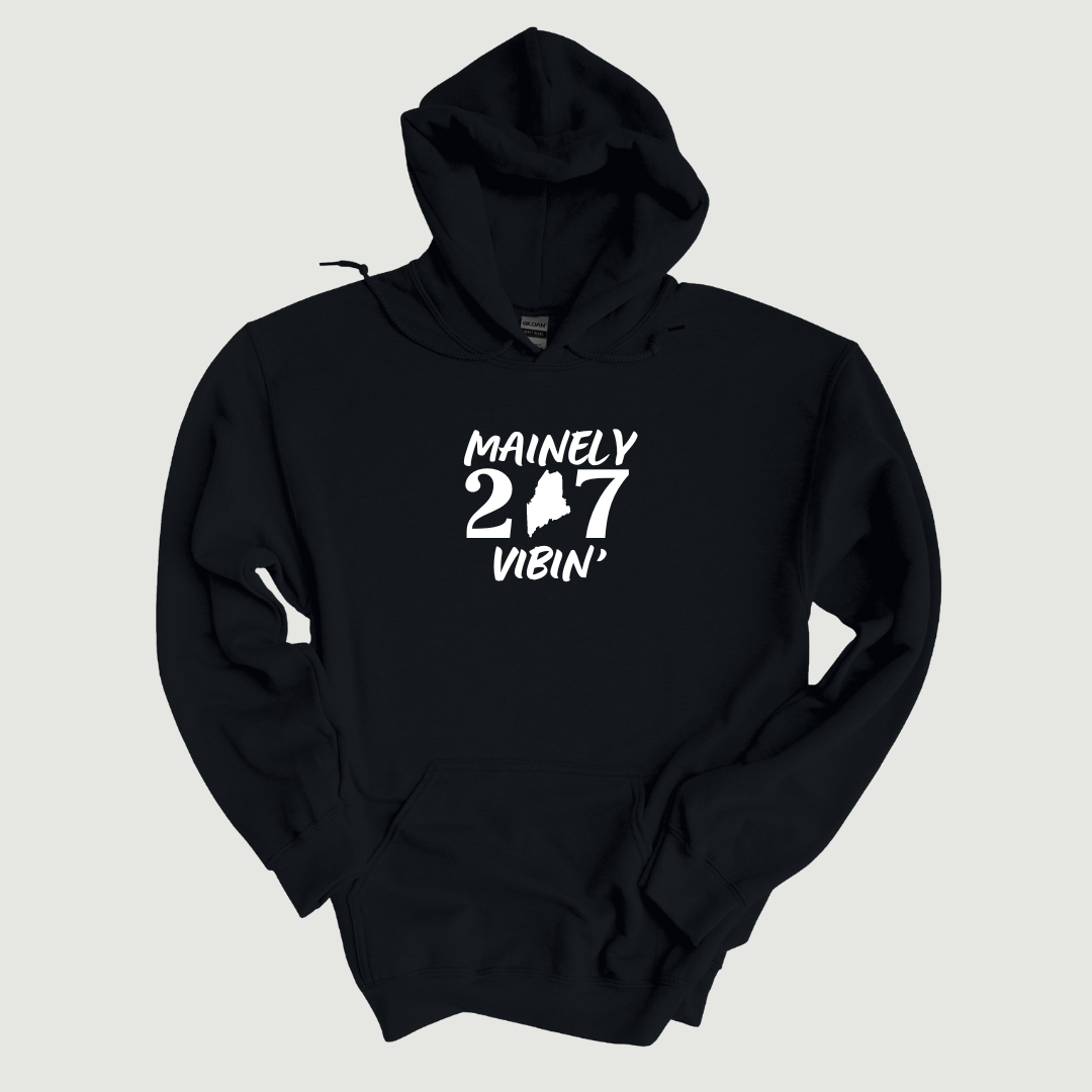 Mainely Vibin' 207 Youth Hoodie