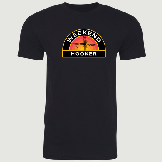 Weekend Hooker Fishing Graphic T-Shirt