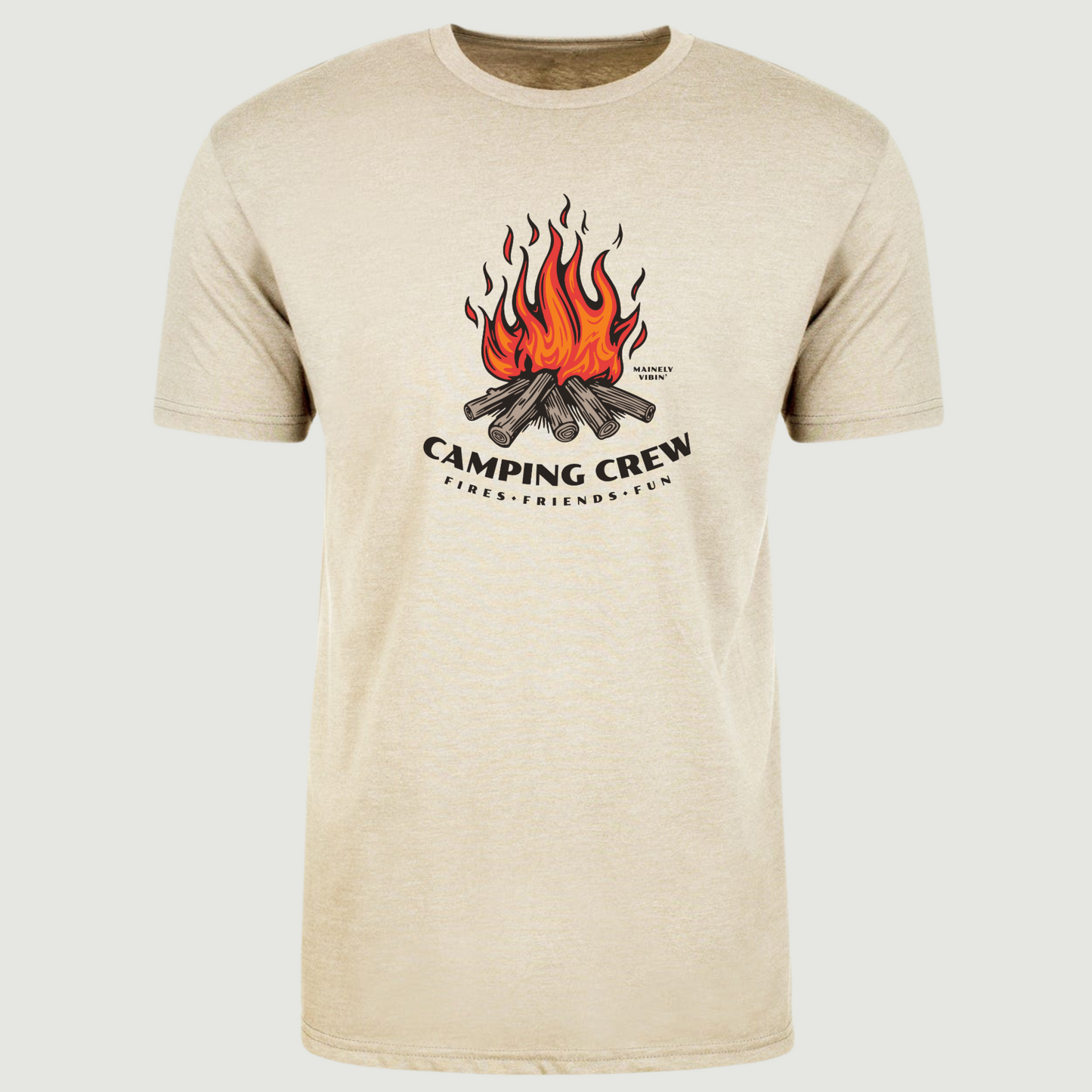 Camping Crew Fires Friends & Fun T-Shirt