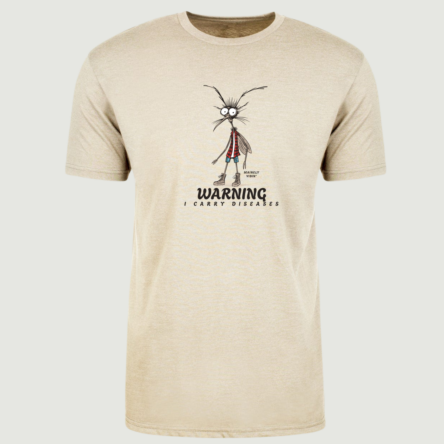 Warning: I Carry Diseases Mosquito T-Shirt