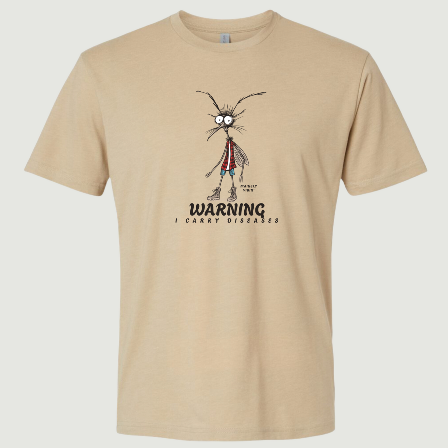 Warning: I Carry Diseases Mosquito T-Shirt